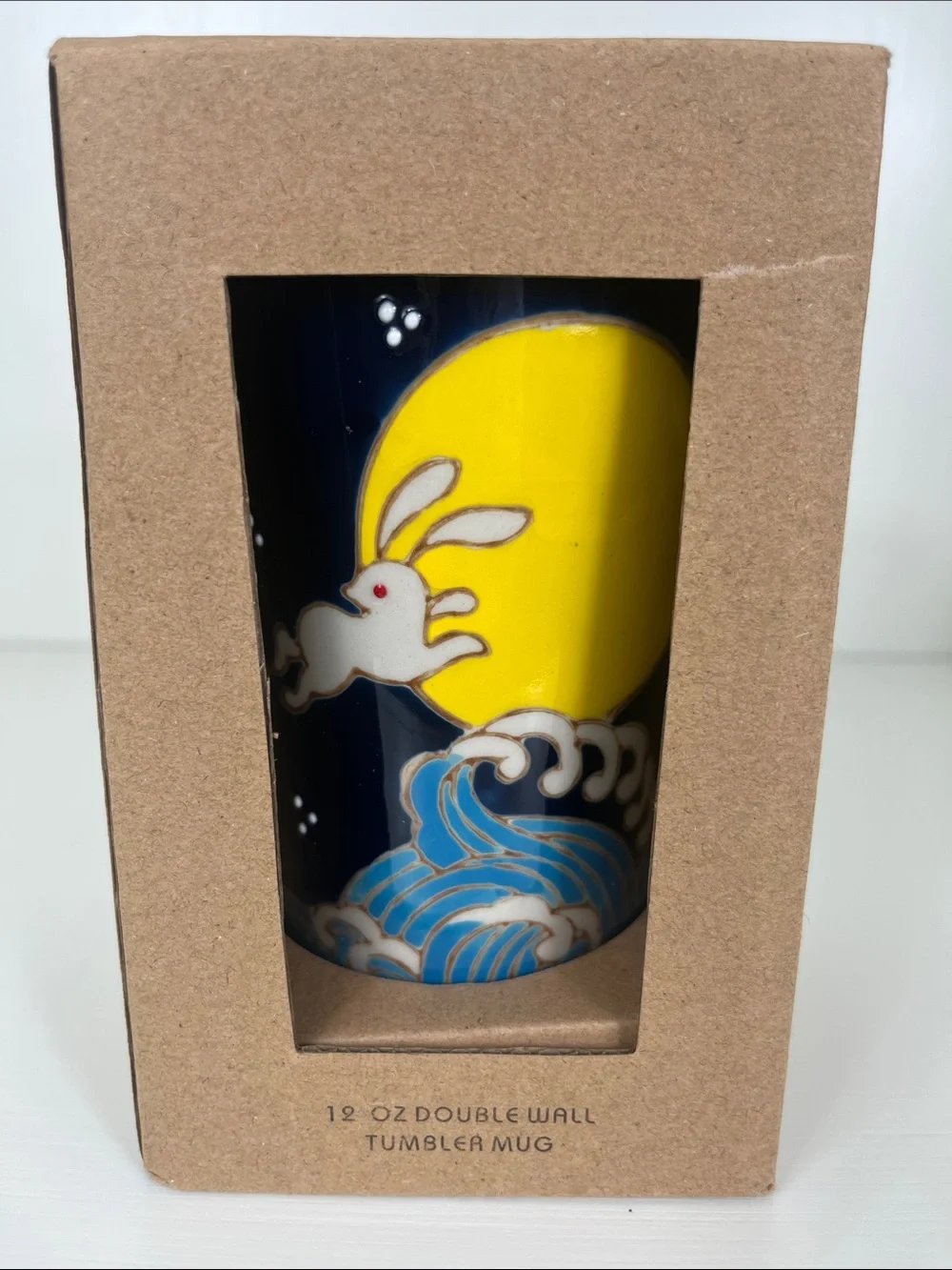 12 Oz. Double Wall Ceramic Tumbler Mug